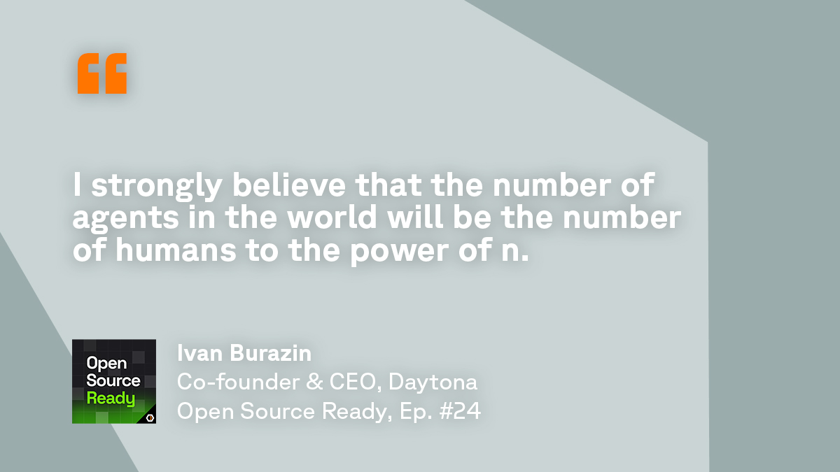 heavybit's tweet image. Want to learn about agentic AI, dopamine-driven development, and the next frontier of developer infrastructure? Check out episode 24 of @opensourceready, featuring @ivanburazin of @Daytonaio!

hubs.ly/Q03QM_r60