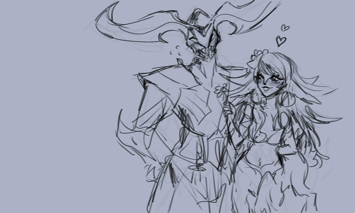 i was inspired to doodle something too >w<