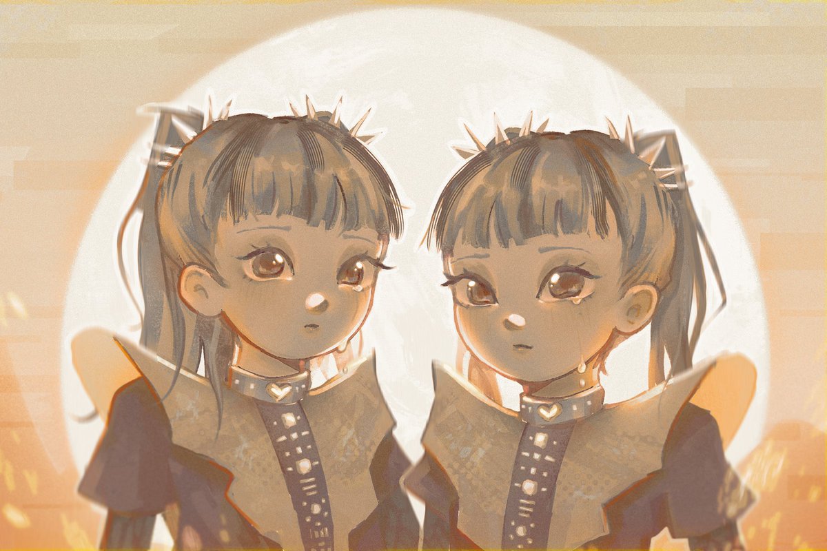 DrawMikie's tweet image. Sunset kiss ☀️