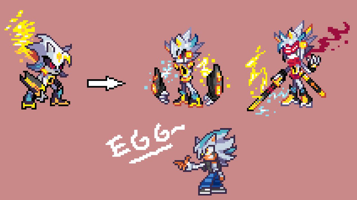 espresso_sunday's tweet image. Hey guys! Wanted to redo the old metal DJ and make it a duo instead! Hopefully it came out ok! #pixelart #sprites #sonic #sonicfancharacter