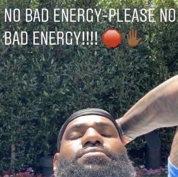 it is impossible to have a bad day today

LEBRON JAMES PLAYS BASKETBALL TONIGHT