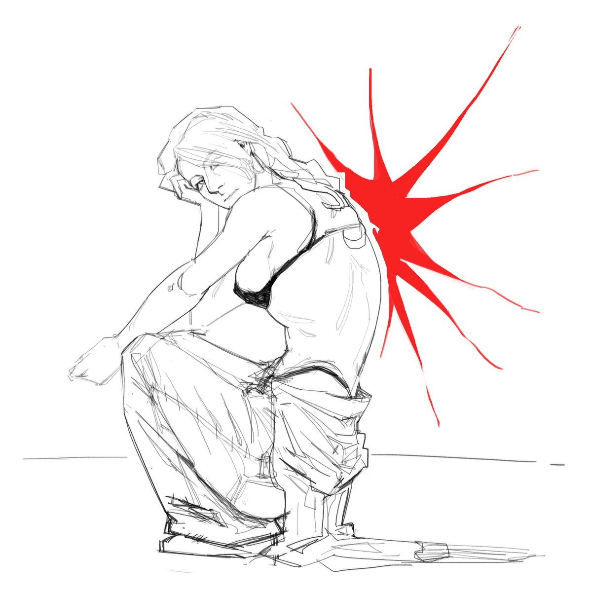 pola153's tweet image. drawing eva from mgs3 for my dearest oomf @chyornyjprud