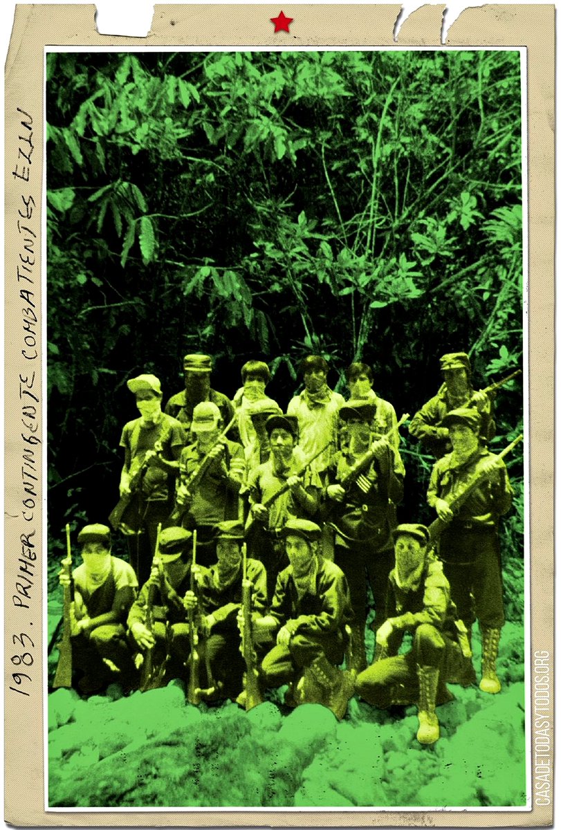 ★ 7 de noviembre de 1983
★ 17 de noviembre de 2025:
Primer contingente
de combatientes del EZLN, 1983.
Foto tomada de la pagina:
bit.ly/MemoriayResist…
#NuestraLuchaEsPorLaVida
🇵🇸 🇵🇸 #PalestinaLibre 🇵🇸 🇵🇸