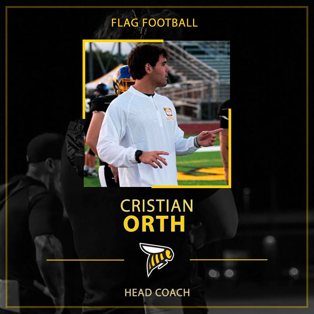 Welcome to the Hive, Cristian Orth! Head Coach Orth will take the helm of our inaugural flag football team, set to compete in the 2026-27 season!!

#welcometothehive #scadflagfootball #scadathletics #feelthesting #scad #nowyouknow
