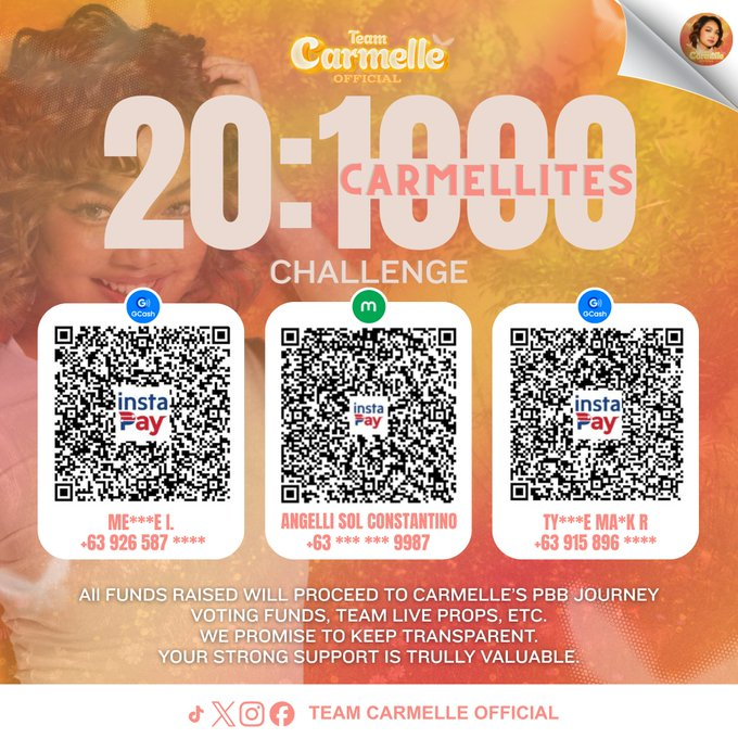 ladytazzieeee's tweet photo. Save a little, give a lot. Together, we lift Carmelle!
#iponchallenge
#CarmelleCollado https://t.co/UdFgpX9hvk