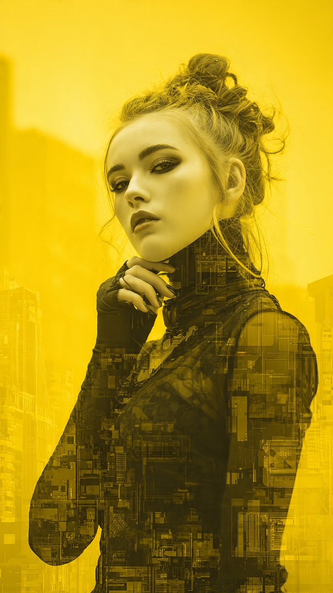 grokimageprac's tweet image. QT with your Black and Yellow art