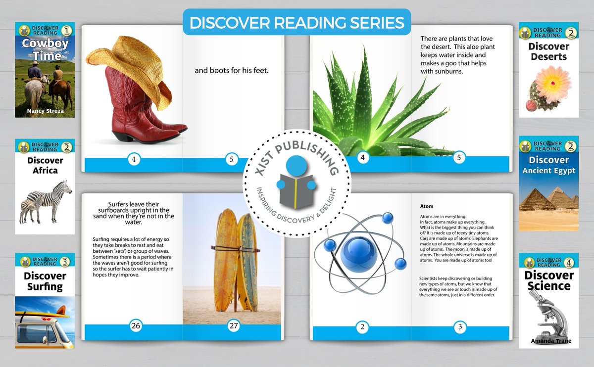 XistPublishing's tweet image. 📚🔍 Spark curiosity and develop reading skills with Discover Reading! This nonfiction series uses crisp, clear photos and engaging text to support young learners at various reading levels. 🎉 #EarlyLearning #TeacherResources #DiscoverReading #BeginningReaders #LiteracyMatters