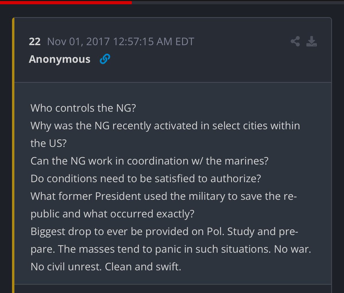 bendleruschka's tweet image. 🟠«Just Binged Watched Lioness»

✅Simple Gematria = 268

➡️Decode One If By Land Two If By Sea

👉🏼During the Revolutionary War this signal was indicating that an attack was on its way.

Q drop 3987 has this theme (photo of 2 lamps). The drop contains these letters:…
