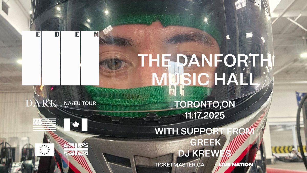 TheDanforthMH's tweet image. TONIGHT: EDEN transforms Danforth Music Hall with emotive beats, soaring vocals, and an unforgettable experience 🌌
Set times below:
7PM – Doors
7PM – DJ Krewes
8PM – greek
9PM - EDEN
*all set times are subject to change.
🎟️: thedanforth.com