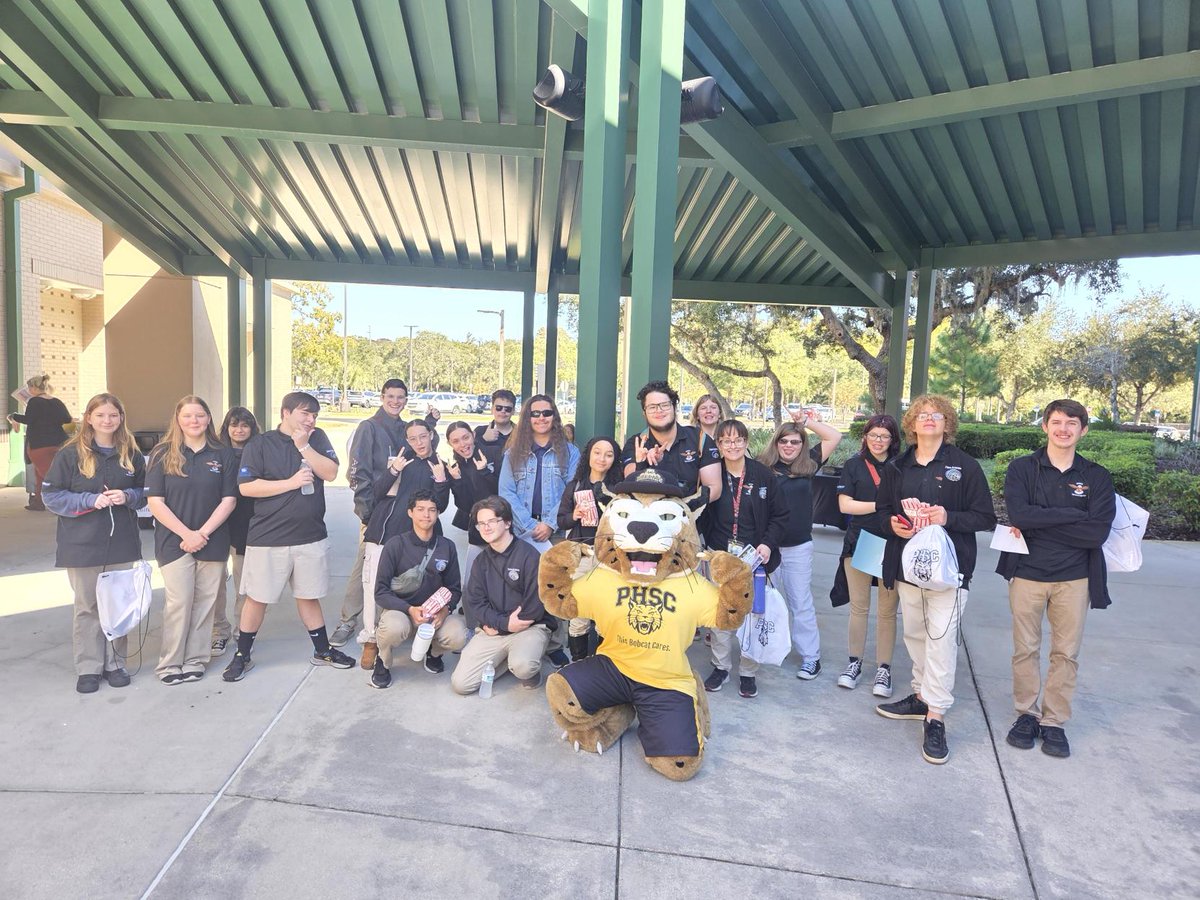 Our @FloridaHSHT students from New Port Richey had an amazing day at <a href="/PHSCedu/">#PHSCedu</a> Breakfast with staff, campus tour with Ava &amp; Pepin alumni Jethiel “Jett” Morales, club fair with Boomer, and inspiring words from Dr. Hall. #HSHT #CollegeReady #PHSC #StudentSuccess <a href="/Abletrust/">@AbleTrust</a>