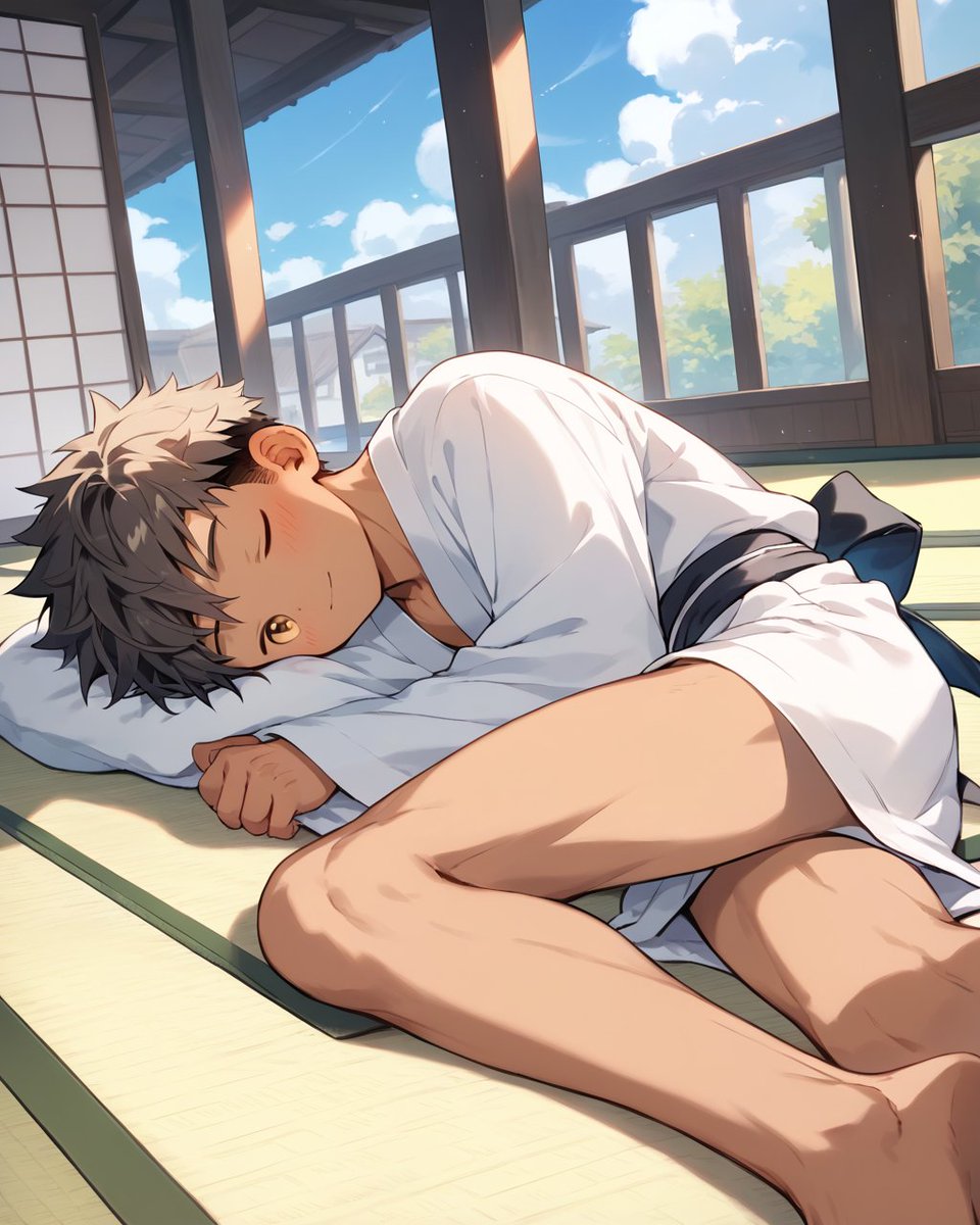 眠い
#AIart #AIイラスト