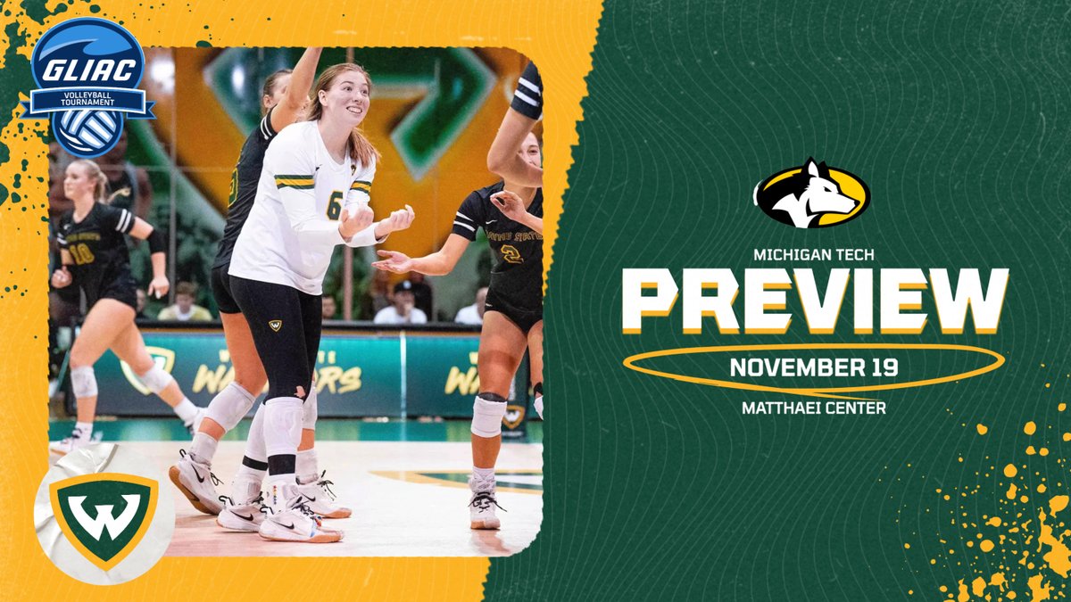 waynestwarriors's tweet image. #WarriorVB:  Volleyball to Host Michigan Tech in GLIAC Tournament Quarterfinals for Second Straight Season

tinyurl.com/bdekyc7x

#REPthe313