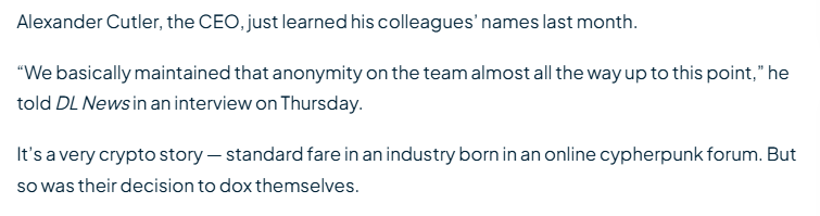 etheraider's tweet image. Three years heads down building one of the most premier protocols in DeFi, with the only ties on the team being values and vision.  

Not even names.  

BASED.