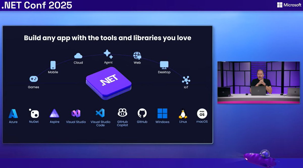 timheuer's tweet image. Lots of videos available now from .NET Conf for you to catch up on!

Keynote: youtube.com/watch?v=kbW7qH…