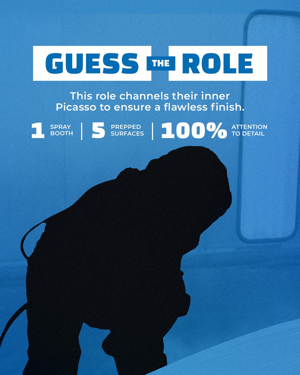 WorkInCollision's tweet image. From surface prep to flawless finishes, this role requires precision, patience, and an artist’s eye for detail. Refinish Technicians are one of the final touches in bringing a repaired vehicle back to life. Did you guess it right? 🎨 Let us know in the comments! #WorkInCollision