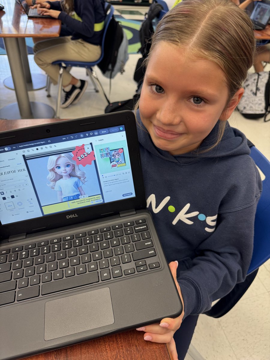 EpsteinCaroline's tweet image. We loved using @AdobeForEdu to create self portraits and self action figures @BinksForestES @pbcsd @emapbc @ssunshne @LibraryCurrent @NoRowEdu #lovemylibraryPBCSD