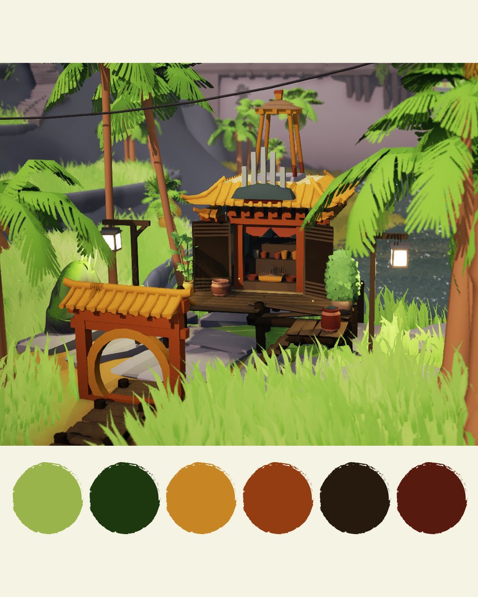 SilkSoftworks's tweet image. The colours of ShantyTown.

#indie #Indiegame #gamedemo #indiedev #cozygame #chillgame