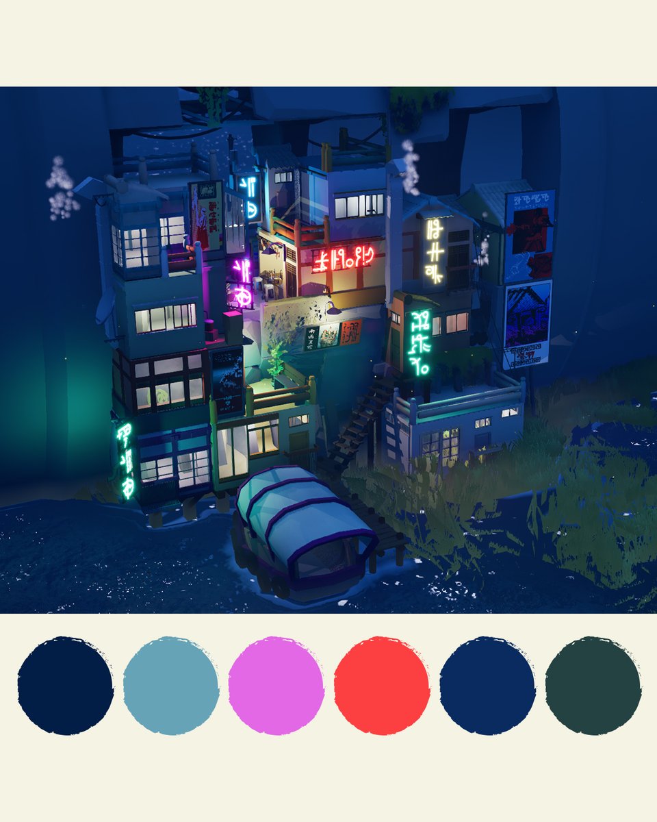 SilkSoftworks's tweet image. The colours of ShantyTown.

#indie #Indiegame #gamedemo #indiedev #cozygame #chillgame