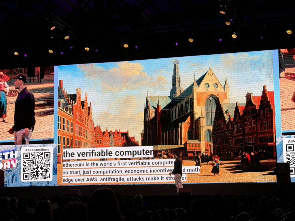 borgetsebastien's tweet image. Ethereum is powering...
1️⃣ the verifiable computer of the Internet
2️⃣ inalienable digital property rights 
3️⃣ new markets and assets economy 
4️⃣ and the largest builder community