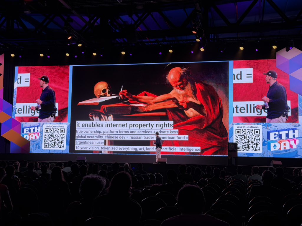 borgetsebastien's tweet image. Ethereum is powering...
1️⃣ the verifiable computer of the Internet
2️⃣ inalienable digital property rights 
3️⃣ new markets and assets economy 
4️⃣ and the largest builder community