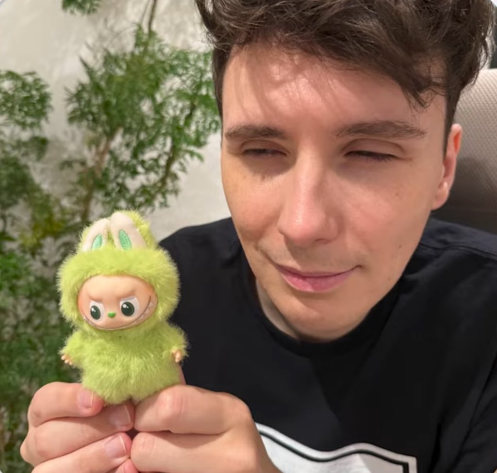 howellaboutphil's tweet image. phil lester loves giving his boyfriend dan little monster plushies huh