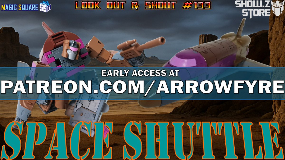 ArrowFyre's tweet image. Early Access on Patreon.com 📬

Members can get early access to the review of Magic Square MS-07 Space Shuttle.

Join and watch here: patreon.com/posts/magic-sq…

#transformers #magicsquare #spaceshuttle #blastoff