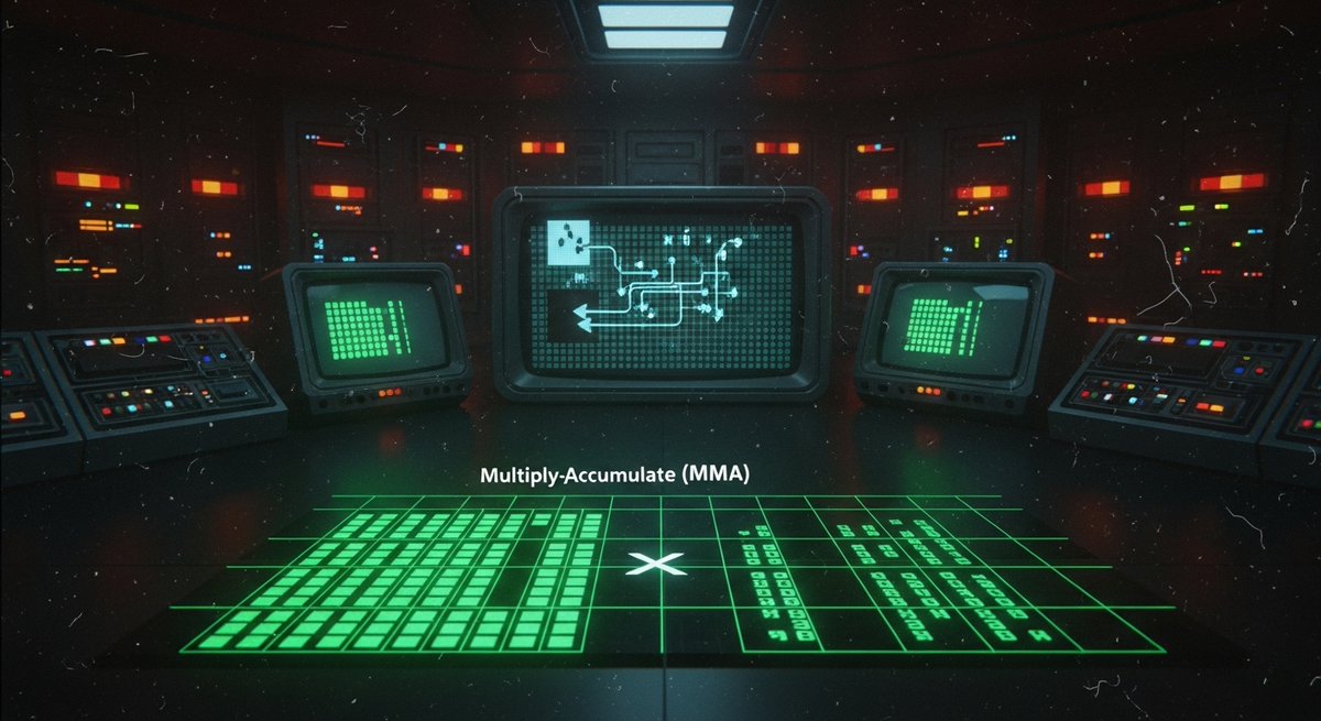 0xsecondsample's tweet image. {prompt}

matrix multiply-accumulate (MMA) operations for neural network training

seed #703308