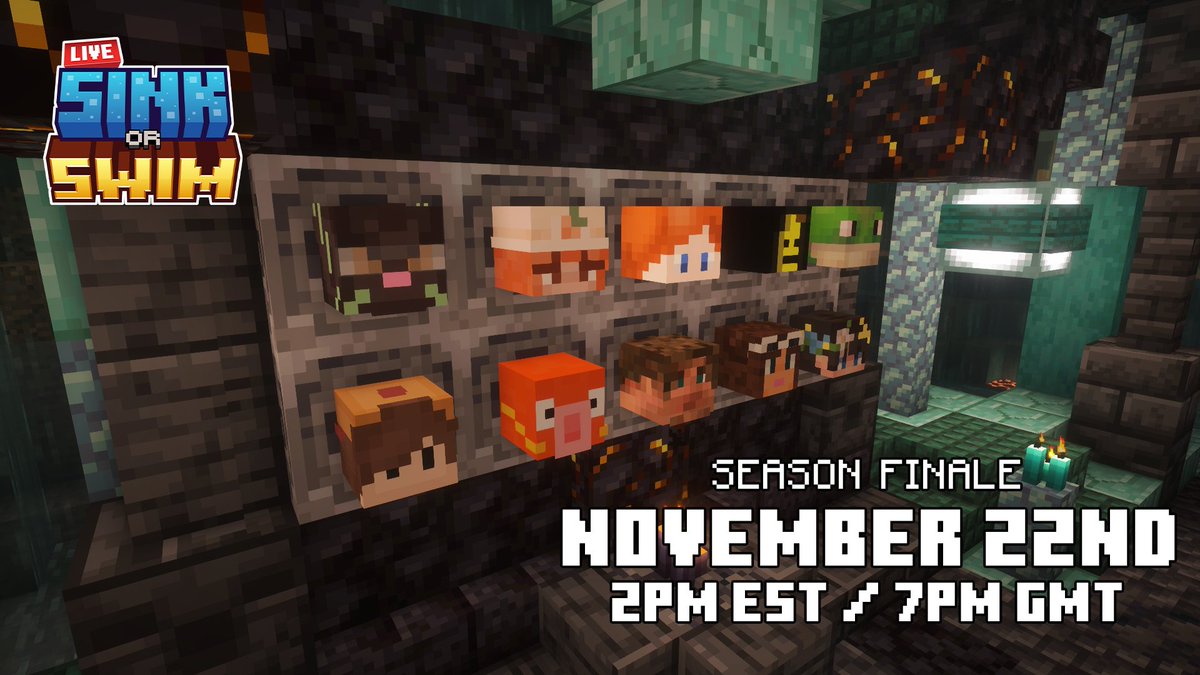 Sink or Swim 🔱🌊 Interactive Minecraft Game Show tweet media