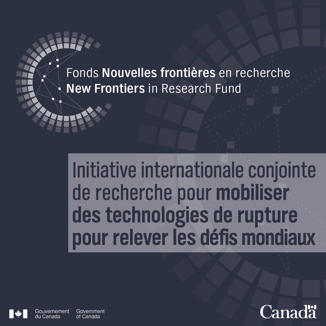 📢Avis aux chercheuses &amp; chercheurs
Le #GC lancera une initiative internationale conjointe sur la recherche visant pour mobiliser les technologies de rupture pour relever les défis mondiaux. Ne manquez surtout pas cet appel du #FNFR cet hiver.

sshrc-crsh.canada.ca/funding-financ…