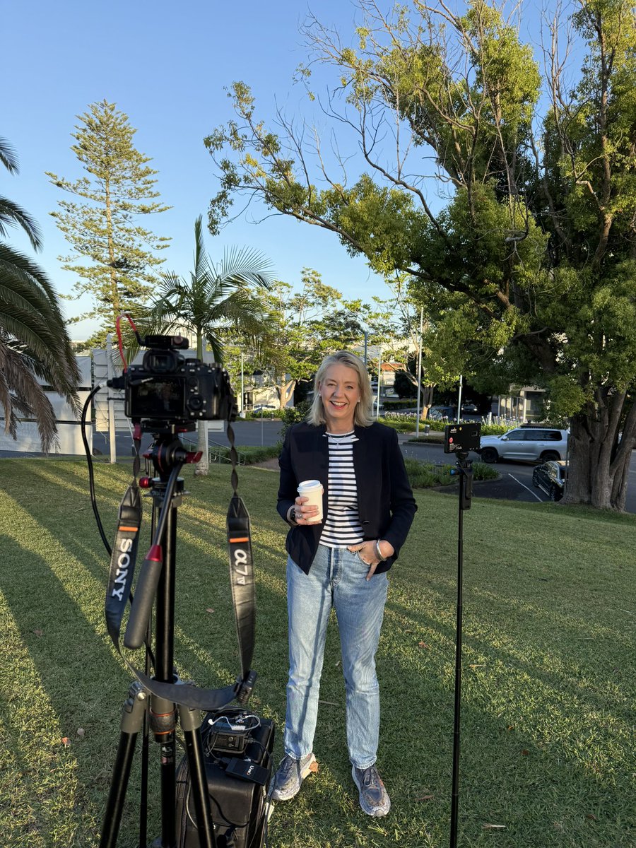 Ready to go LIVE 🔴 on <a href="/TheTodayShow/">The Today Show</a> from beautiful Port Macquarie!

<a href="/karlstefanovic/">Karl Stefanovic</a>