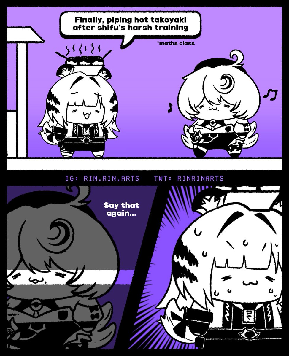 rinrinarts's tweet image. Can thiren eat their animal counterpart 🐙 #zzzero