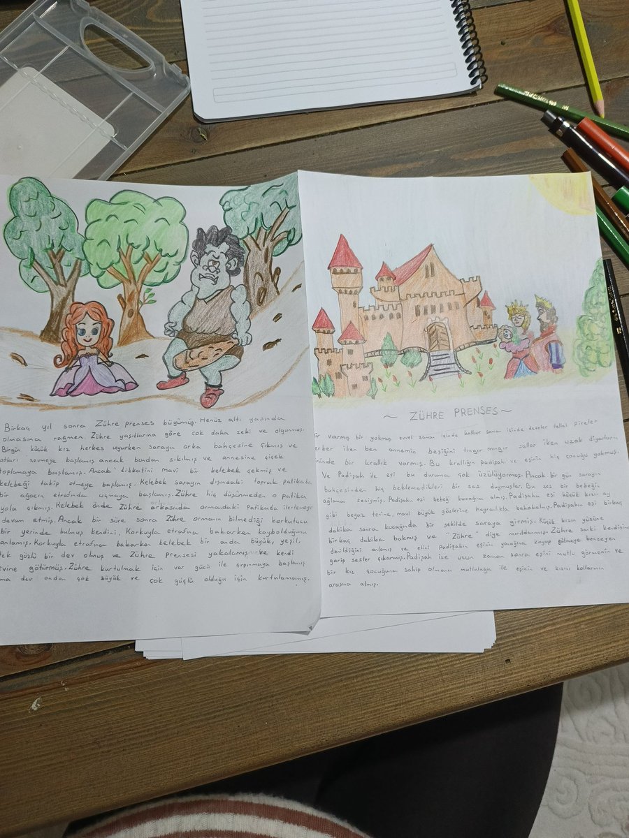 Halaların birinci vazifesi yeğenlerinin yazdığı masala o çizmiş gibi resim çizmek, ödevlerini tamamlamaktır konu tartışmaya kapalı.. 😏