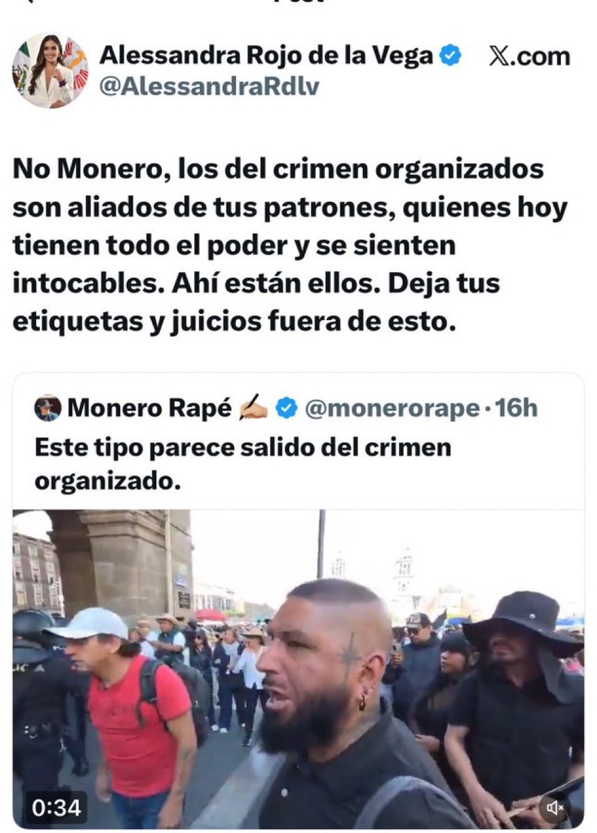 Charr0Mx's tweet image. Entonces el que amenazó de muerte a los policías si es empleado de @AlessandraRdlv, ojo aquí @FiscaliaCDMX @OHarfuch