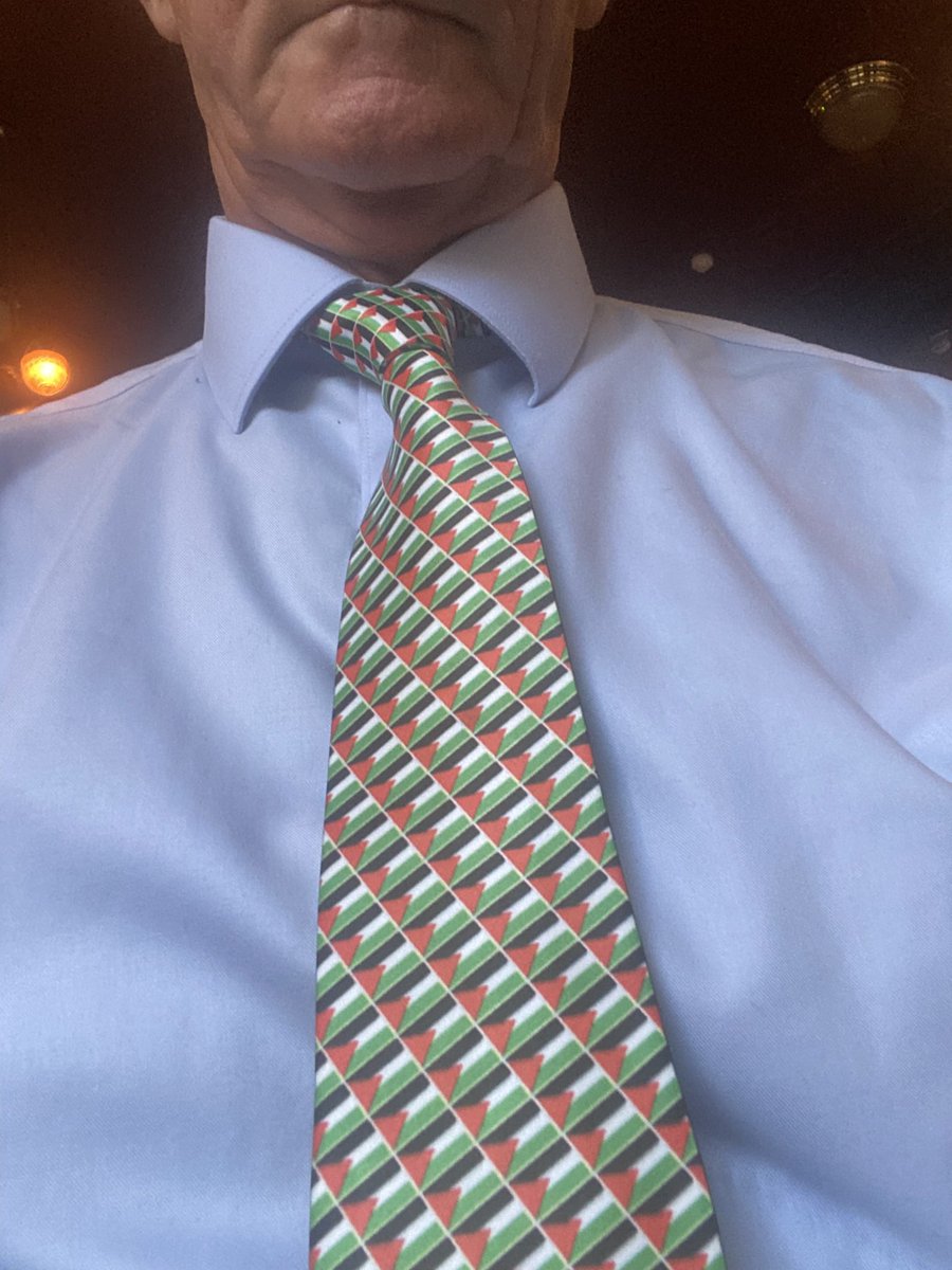 No. But I was wearing a lovely tie!