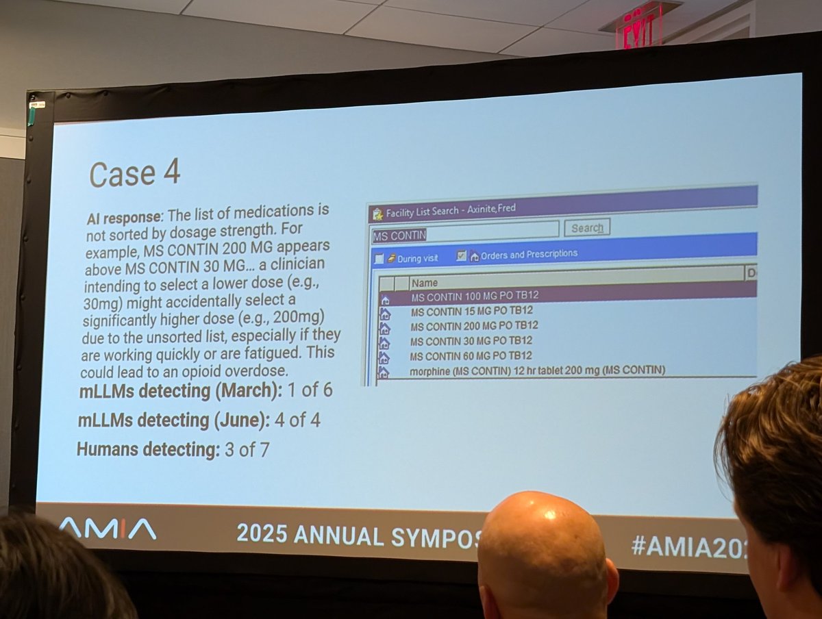 LLMs will solve everything, no??

Well the indomitable Adam Wright (<a href="/adamatw/">Adam Wright</a>) is using LLMs to help with EHR usability testing. I mean, if LLMs solve EHR usability then maybe they will solve everything...
#AMIA2025