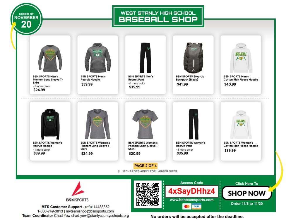 BaseballWSColts's tweet image. SHOP CLOSES SOON!