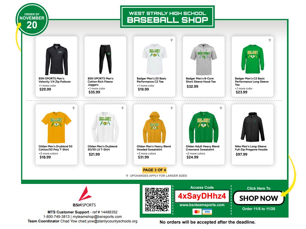 BaseballWSColts's tweet image. SHOP CLOSES SOON!
