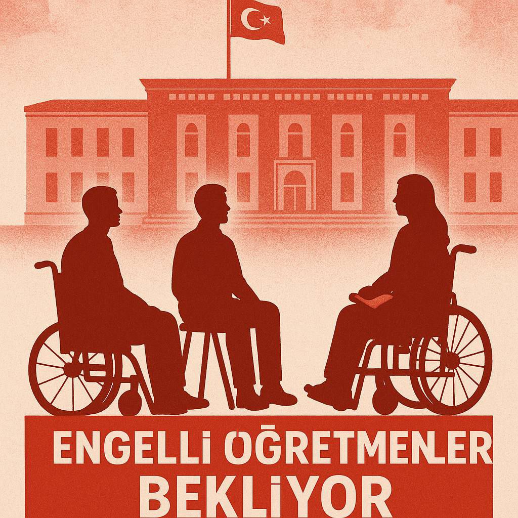 Engelli öğretmen kardeşlerimizin mesleğe başlamasının önündeki engel kalkmalıdır.
<a href="/RTErdogan/">Recep Tayyip Erdoğan</a> 
 <a href="/Yusuf__Tekin/">Yusuf Tekin</a> 
 <a href="/kasapoglu/">Dr. Mehmet Kasapoğlu</a>  #EngelliÖğretmeneMüjdeVerin