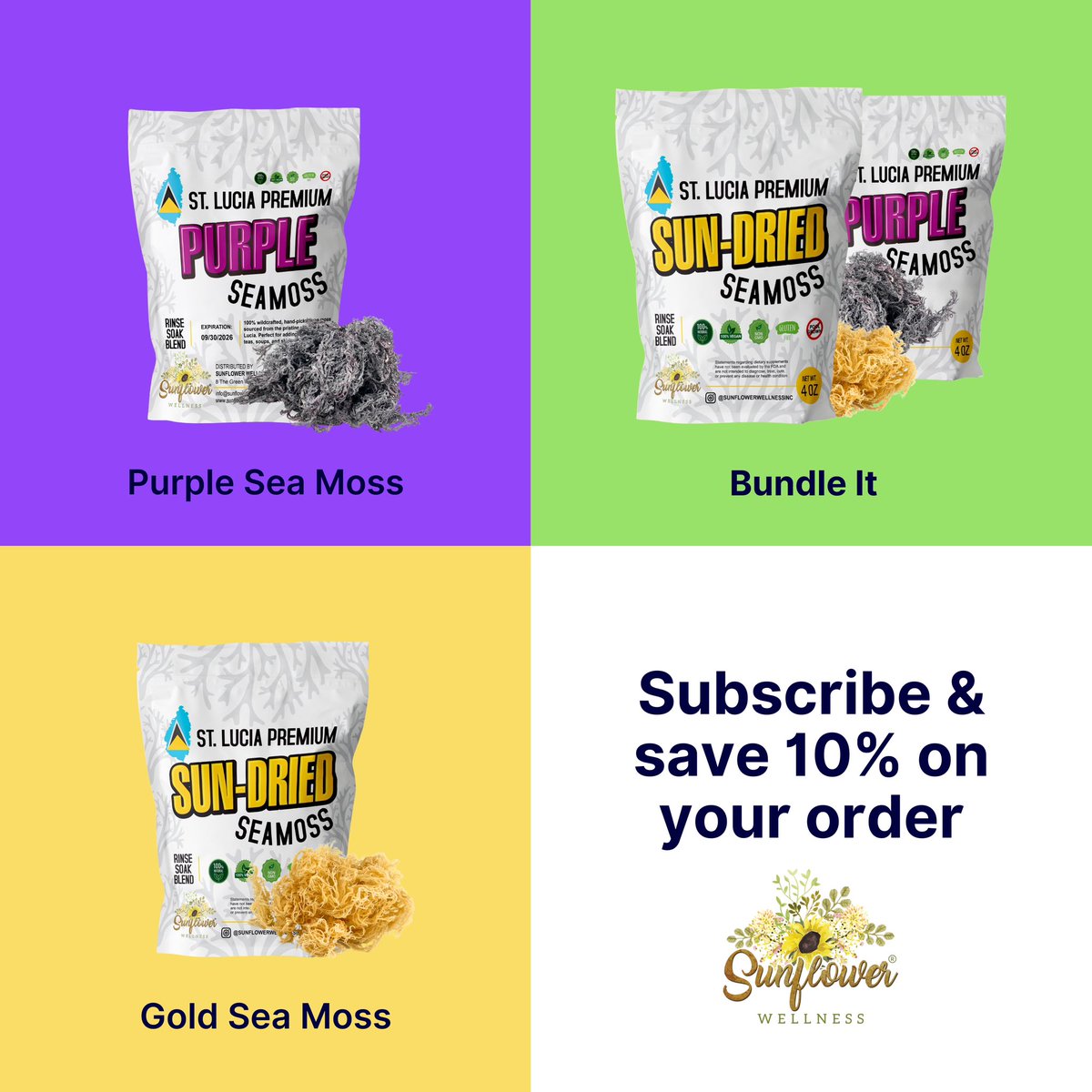 SWSeamoss's tweet image. St. Lucia Sea Moss — an elevated approach to daily glow. Available on Amazon - amazon.com/s?me=A1Z85DZ3G…