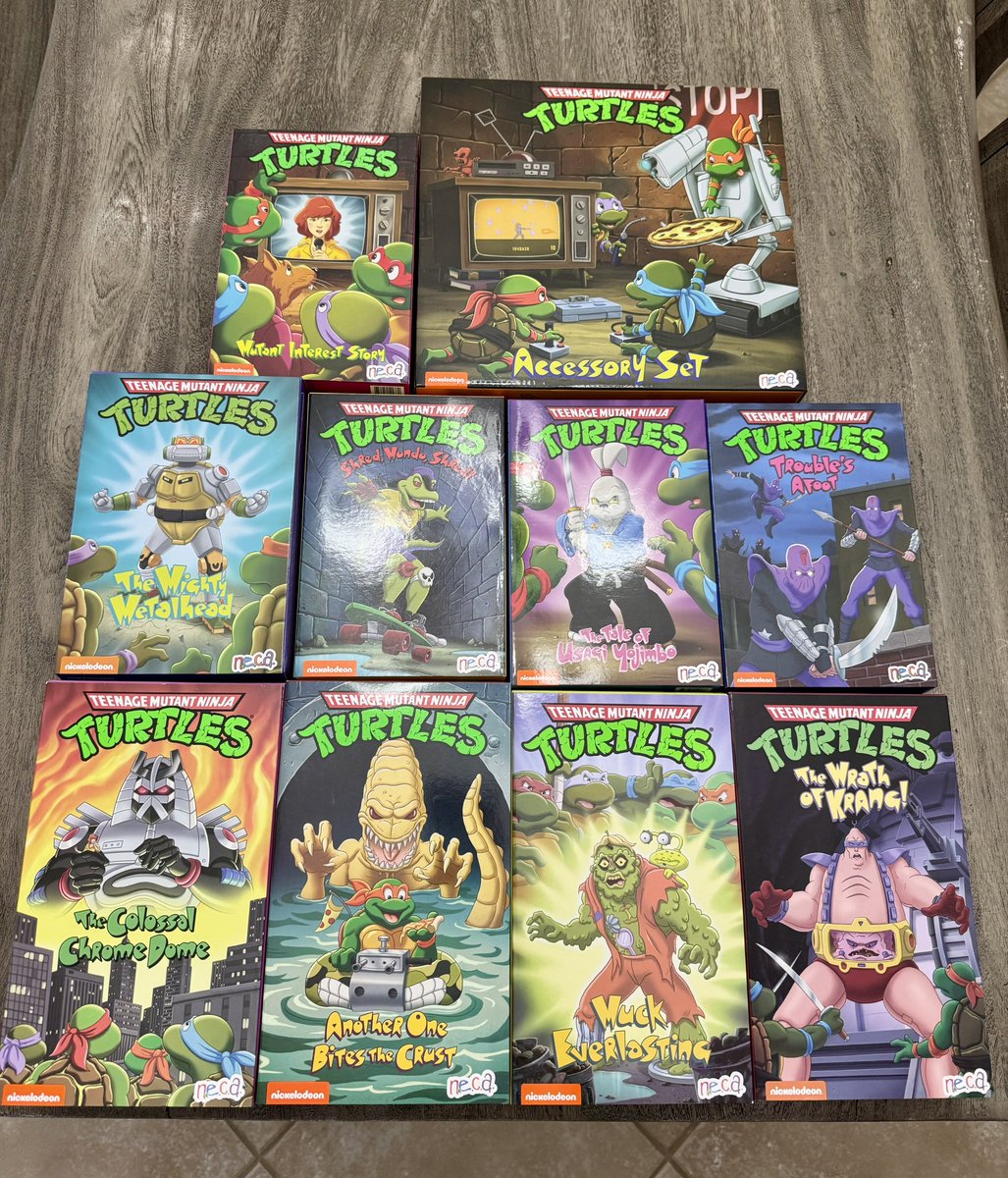 makoehlke's tweet image. Neca TMNT Toon line for sale. DM me if interested. Reposts appreciated #chc #collectorshelpingcollectors