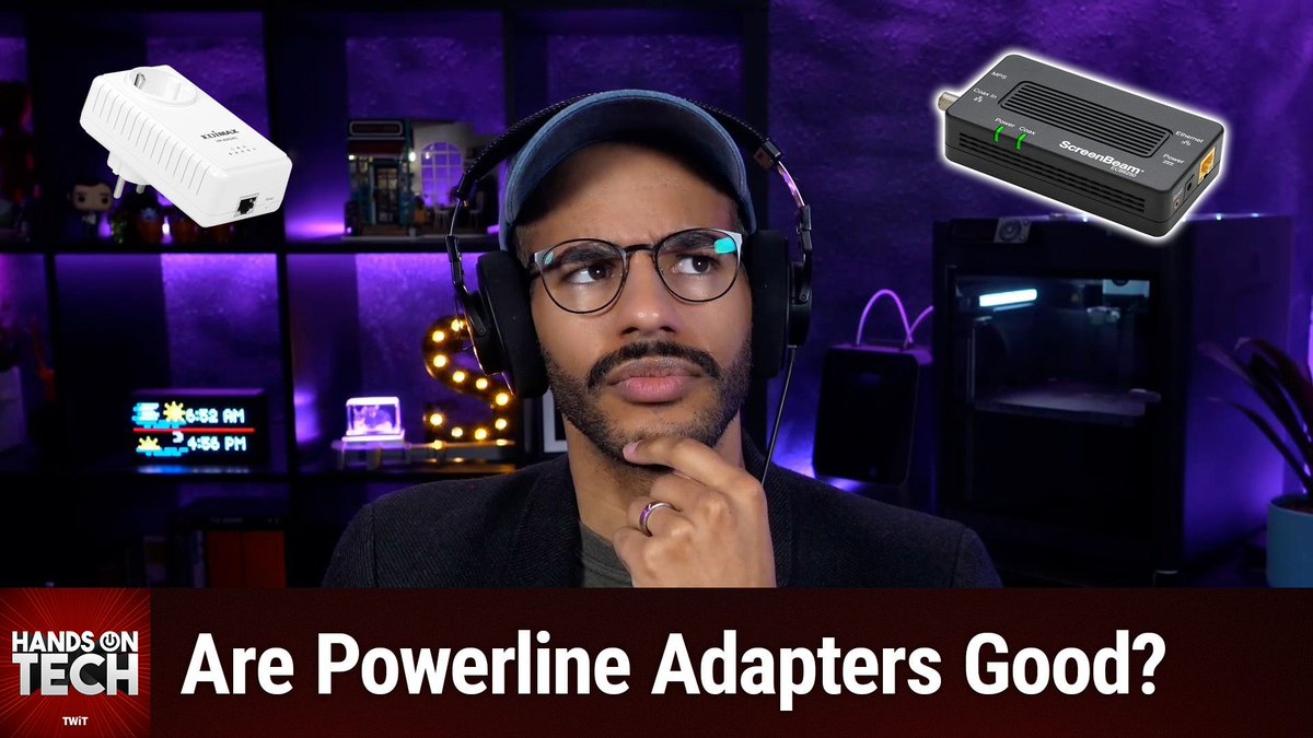 TWiT's tweet image. Powerline ethernet adapters sound convenient, but Mikah Sargent has some strong thoughts. Hands-On Tech breaks down the real pros and cons so you know when they help and when they cause trouble.
Download and subscribe here: twit.tv/shows/hands-on…