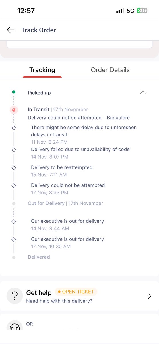 AshwaniP30's tweet photo. @help_delhivery @delhivery why has everything gone so bad wrt customer support and resolution? I have been waiting for my package which was supposed to be delivered 4 days back but haven’t reached me, and no one knows why!! Also, there is no way to reach u, all bots. Plz fix https://t.co/znmLTslDHW