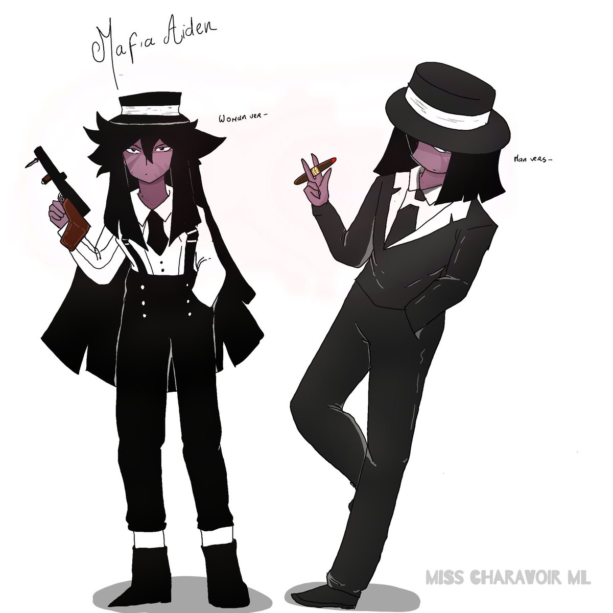 Mafia Aiden (woman and man version)
#KATIEVERSE