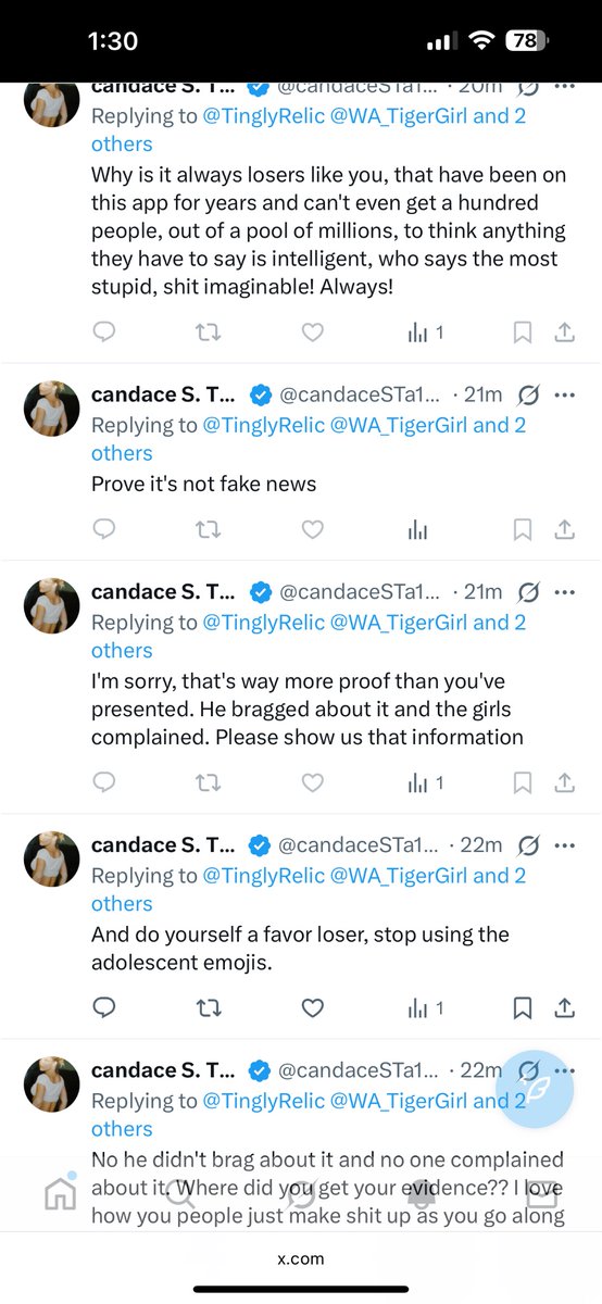 TinglyRelic's tweet image. Love it when a loser makes like 5 responses to me asking for me to prove something or calling me a liar then immediately blocks me so I can’t reply.