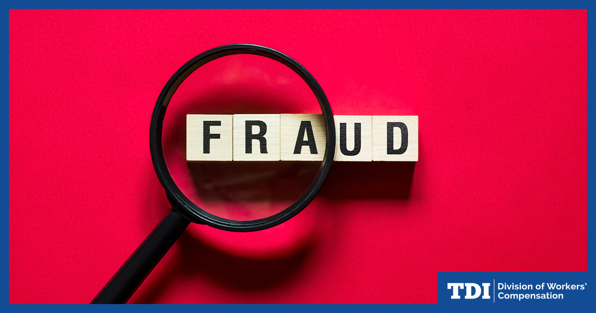 🔍Workers' compensation fraud can affect the integrity of the system and impact businesses, workers, and providers.

DWC offers resources to help identify and report potential fraud: bit.ly/DWC-fraud