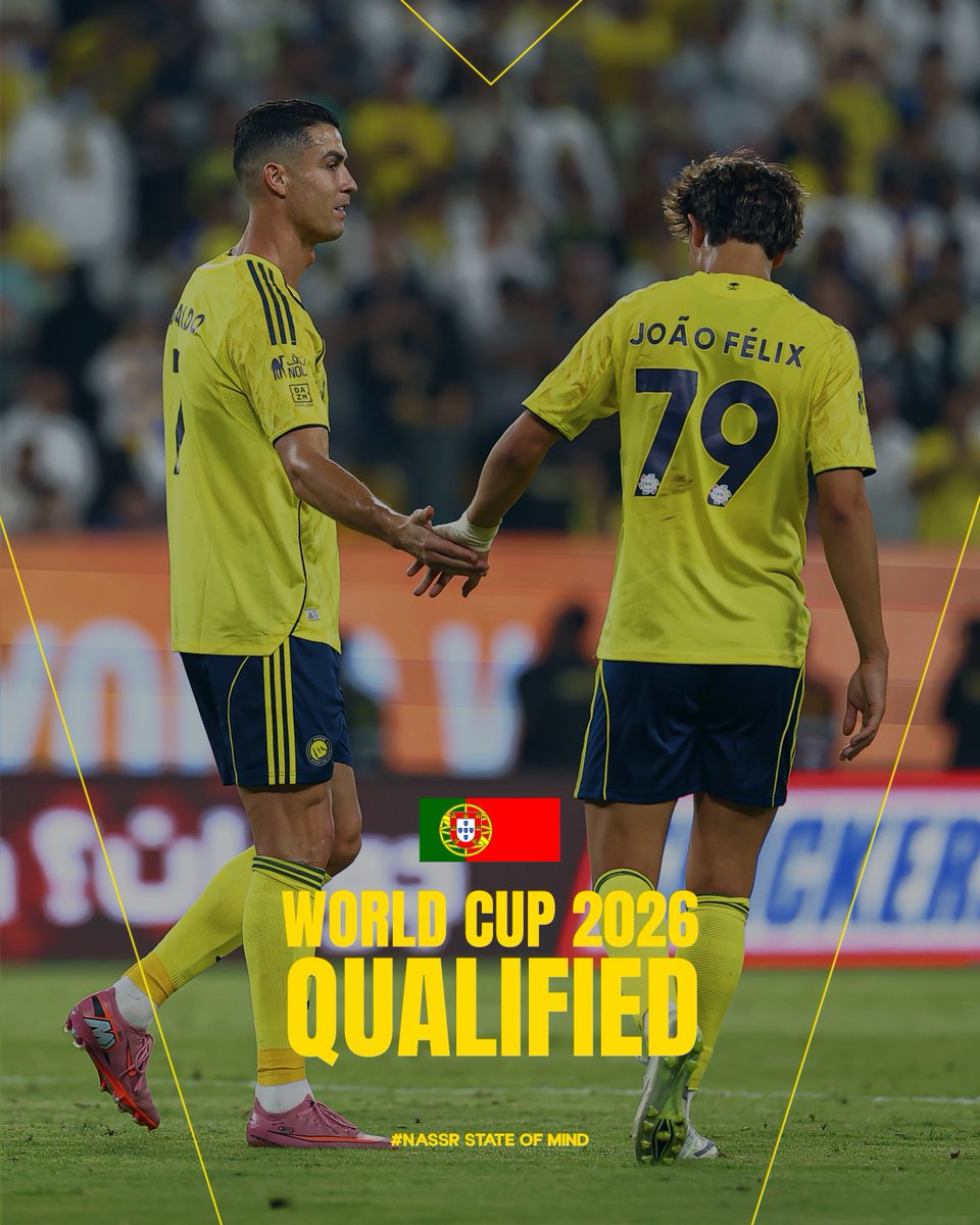 Congratulations to Ronaldo and Félix 🇵🇹👏
