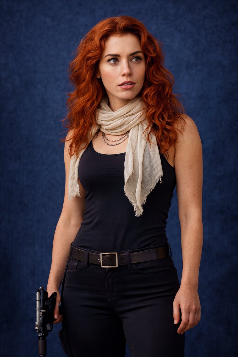 Buzzy_Jones_Jr's tweet image. My ChatGPT made this of Mara Jade, based off of a picture of her, it&apos;s good, but still feels off to me, like she needs to be slightly more muscular and maybe it&apos;s her nose, or smile, or both, hmmm,

#starwars #expandeduniverse #marajade #marajadeskywalker #AI #AIart #ChatGPT