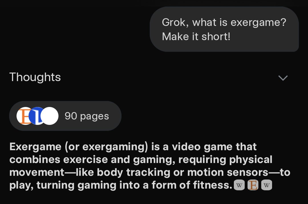 Seekprotocol's tweet image. So.... what’s an exergame?
Grok explains it. We level it up with rewards. 

Seek. Collect. Earn.
The SeekAR version of an exergame. 🤳