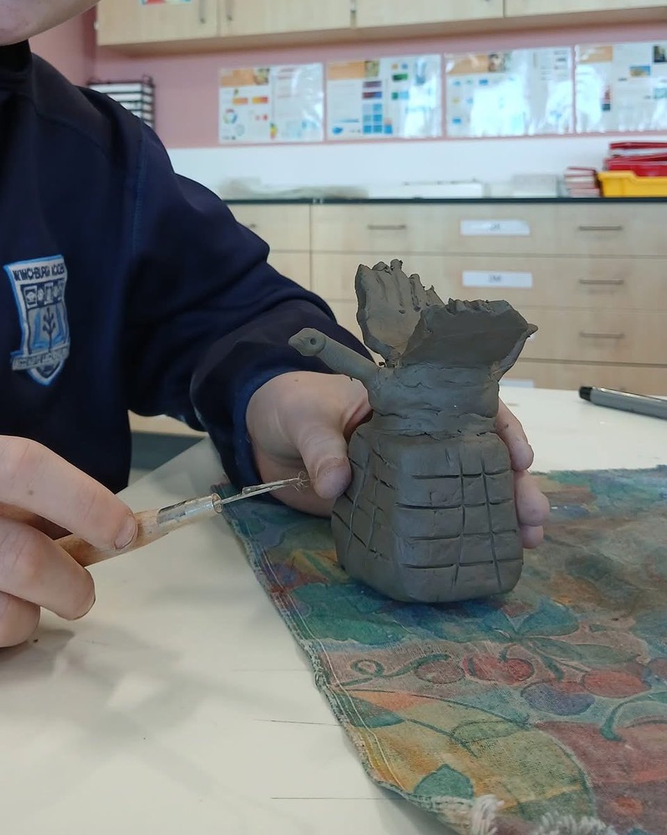 Great feedback from Sculptor, Ailsa Magnus on todays session with S1. ‘I loved seeing their interesting zine ideas evolve into fantastic, tangible designs. They got hands-on, translating their concepts into clay models. Inspiring work all around.’ <a href="/wlwinchburgh_ac/">Winchburgh Academy</a>