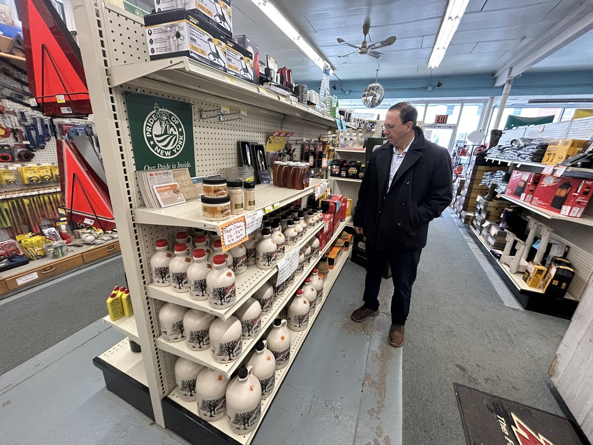 Countryside Hardware in DeRuyter plays an important role in its community and the maple syrup industry. It was good to recognize this family-owned store with a New York State Senate Empire Award. I wish the business much continued success!